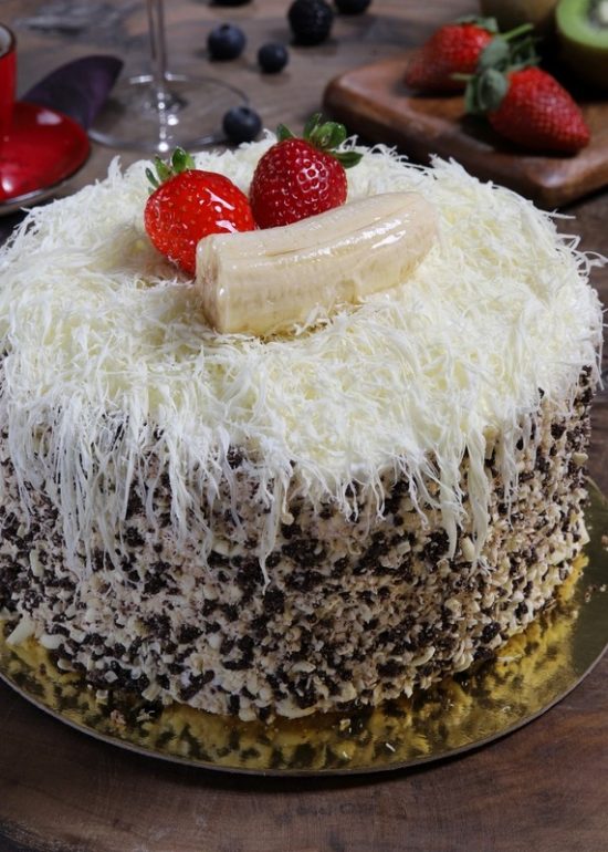 Strawberry Banana Cake