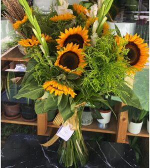 sunflowers vase