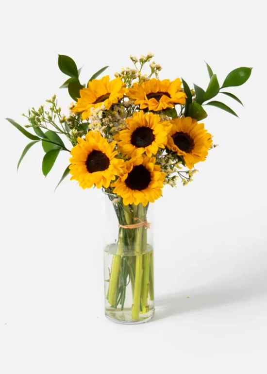 Sun Flowers Vase