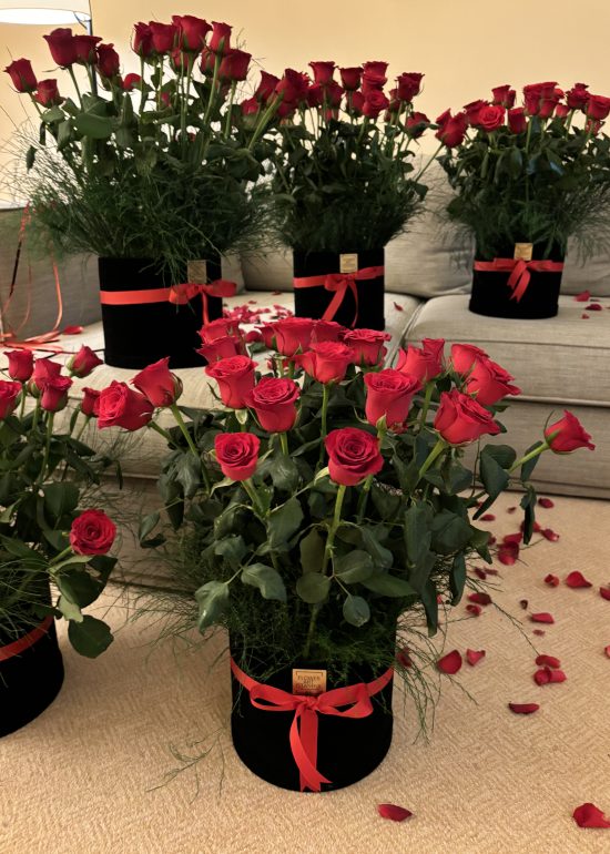 Elegant Rose Box – 25 Premium Roses