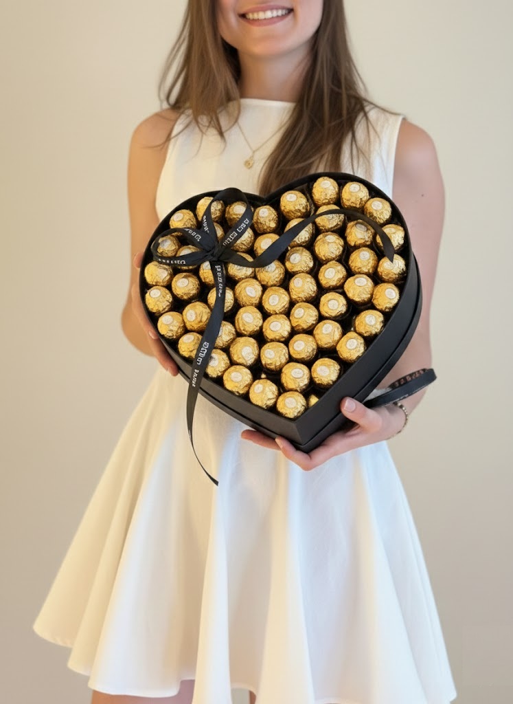 Heart Shape Ferrerocher Box Heart Shape Ferrerocher Box