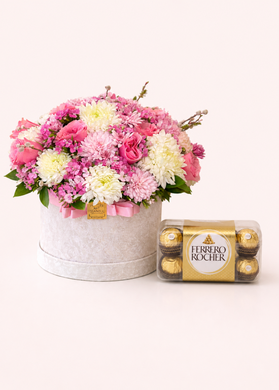 Mix Flower Box & Chocolate