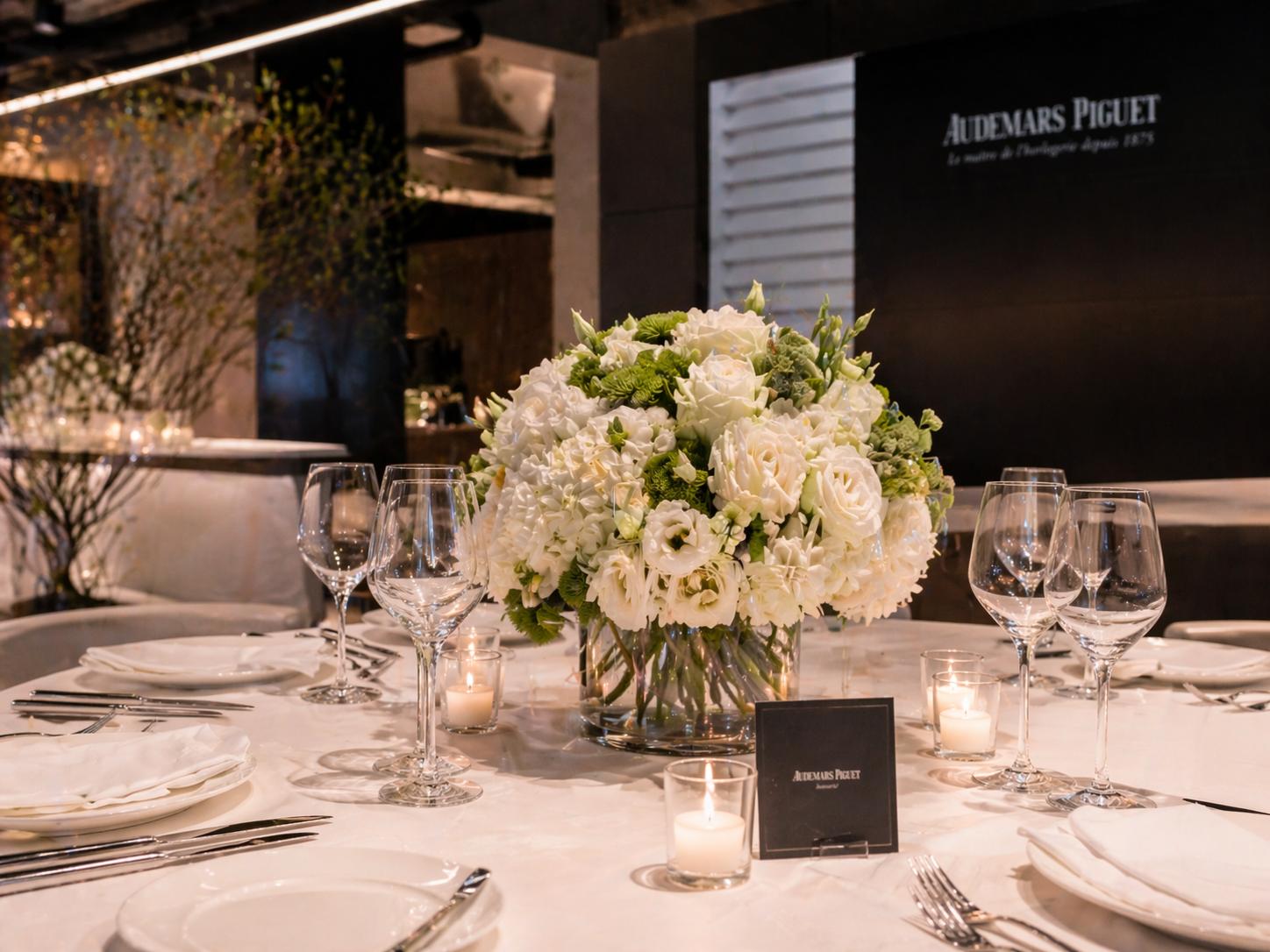 Elegant floral styling for events