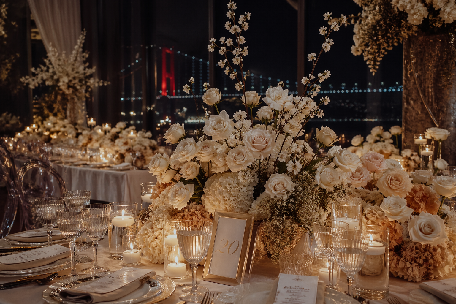 Luxury event flowers in Istanbul