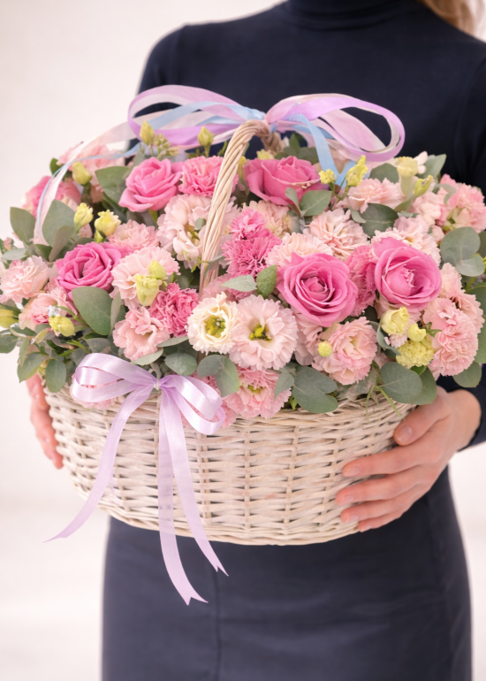 basket of flowers