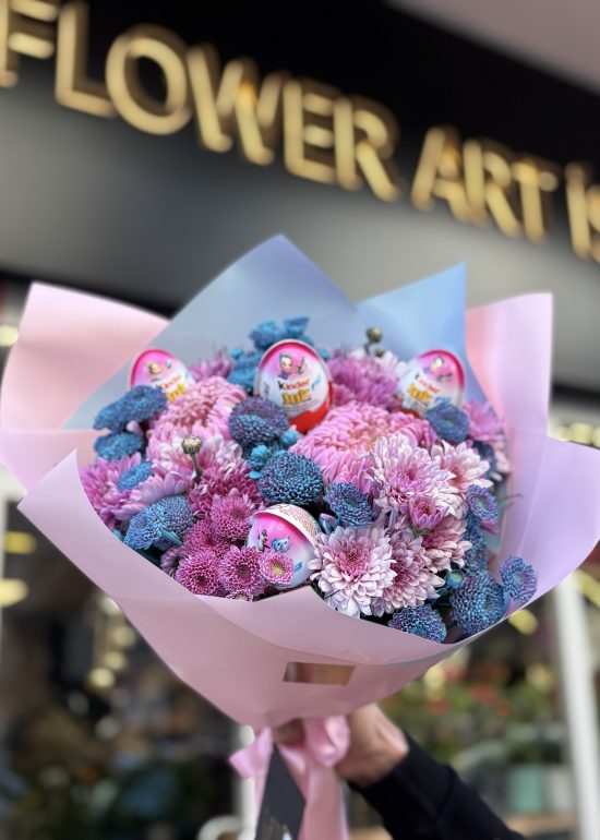 Kinder Surprise Egg Flowers Bouqet