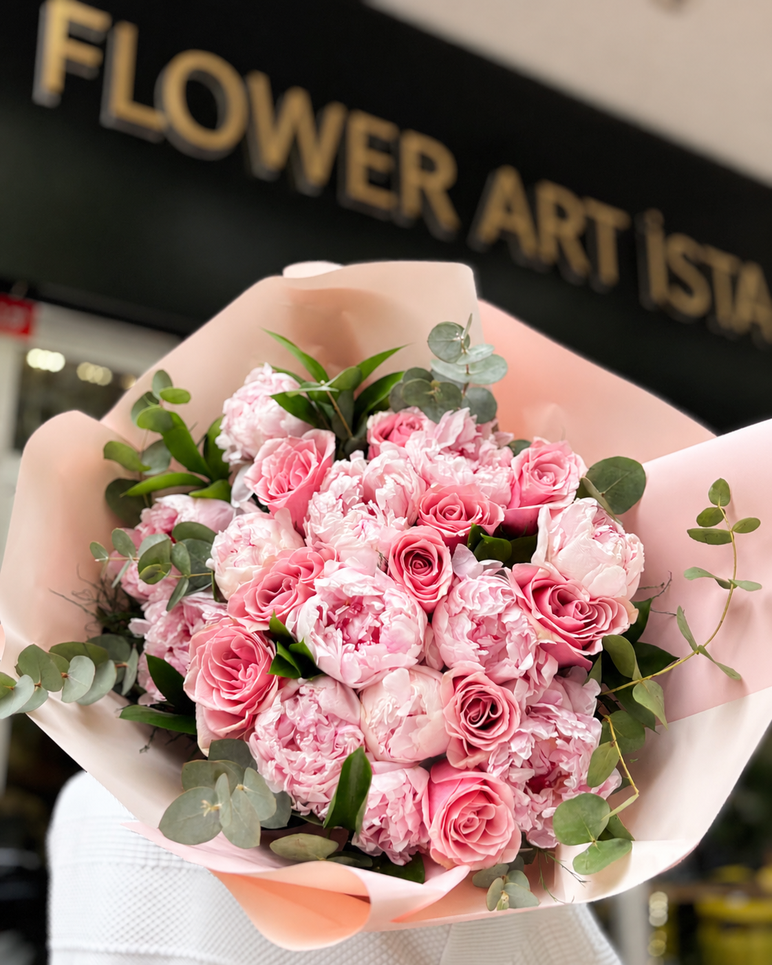 Blush Peony & Rose Bouque Blush Peony & Rose Bouque