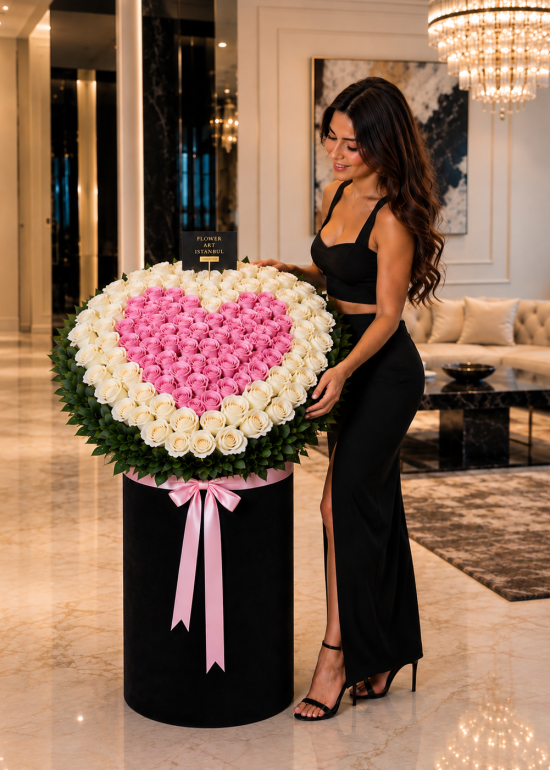 Pink Heart - 201 Mix Roses