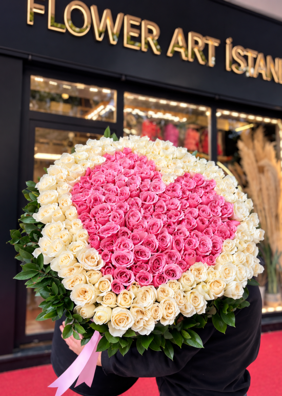 Pink Heart - 201 Mix Roses